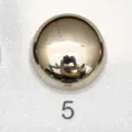 Bottone a pressione magnetico rotondo accessorio di ricambio per indumenti, colore argento. - n.5