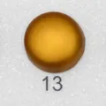 Bottone magnetico rotondo per abbigliamento in oro, variante numero 13, chiusura antiesposizione. - n.13