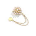 Parel ketting magnetische broekspeld voor sjaal omslagdoek kleding verstelling goud - 497# vuurwerk