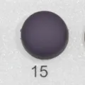 Bottone automatico magnetico rotondo per abbigliamento variante viola scuro numero quindici - N. 15