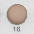 Bottoncino magnetico hijab rotondo variante 16 nude marrone bottone a pressione 1pz - N. 16