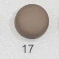 Bottone a pressione magnetico rotondo, colore grigio 17, chiusura invisibile senza cuciture. - N.17