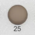 Bottone a pressione magnetico rotondo color taupe, accesorio invisibile senza cuciture. - N. 25