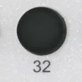 Bottone a pressione magnetico nero rotondo per scollo, chiusura anti-esposizione senza cuciture. - N.32