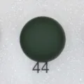 Bottoncino magnetico verde scuro variante 44, chiusura invisibile senza cuciture versatile. - N.44