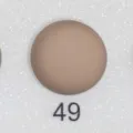 Bottoncino magnetico rotondo per hijab e vestiti chiusura a scatto taupe variante 49 - N.49