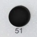 Bottone magnetico rotondo per chiusura di vestiti nero bottone a pressione variante - N.51