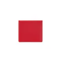 Rote Mini-Brieftasche aus echtem Leder mit Litschistruktur, kompakt und elegant. - Japanischer Mini-Stil / Rot