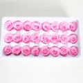 Rose stabilizzate rosa fiore eterno bouquet di rose fresche confezione regalo materiale floreale - 21 fiori/scatola / Rosa