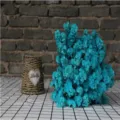 Blue dried statice flowers bouquet, perfect for romantic Valentine gift and home decor. - Light Blue (Dyed)
