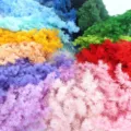 Felce asparago preservata colorata per progetti fai da te e composizioni floreali in vetro. - Colore Personalizzato