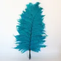 Foglia di felce conservata blu, ideale per composizioni floreali fai da te e decorazioni. - 10 pezzi/fascio / Blu