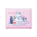 Süßes Winter Schneemann Design kurze Damen Geldbörse rosa minimalistische Kartenetui. - Kurze Dreifach Gefaltet Stil / Rosa