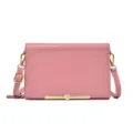 Rosa Umhängetasche kleine quadratische Handtasche Retro Schultertasche multifunktionale Geldbörse - Rosa