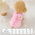 Cute pink pet winter fleece vest with cute flower design warm dog clothes for puppy small pets - S / Pink - Smiley Face