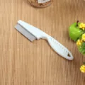 Professional pet flea comb and grooming tool with stainless steel teeth for dogs and cats care. - One Size