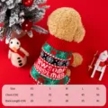 Cute Christmas pet sweater for dogs and cats, red and green knitted winter warm puppy apparel. - XS / Chris Christmas Sweater