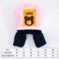 Cute pink fleece and blue corduroy four-leg dog clothes, warm winter pet apparel for small dogs. - XS / Red