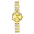 Lujo reloj de pulsera cuarzo mujer hexagonal diamantes oro con pulsera principal imagen - Caja Dorada Esfera Dorada