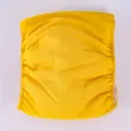 Washable yellow dog diaper sanitary pants waterproof pet estrus anti-harassment supplies SKU - XS / Yellow
