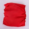Washable red pet dog diaper sanitary pants for female dogs, waterproof reusable pet protection. - Red