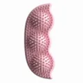 TPR pet pea chewing molar toy dog interactive training supplies in pink color variant. - Sakura Pink