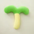 Green yellow plant shaped plush pet pillow cute comfortable cushion for cats dogs nap sleeping - Mung Bean Sprouts