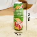 Jouet pour chien en peluche en forme de chips de pomme de terre couineur interactif jouet 22cm - Forme Cylindrique / Taille unique / Vert
