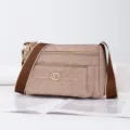 Sac bandouliere en toile pour femme grande capacite decontractee sac marron chic new - Kaki