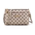 Fashion women's multi-layer crossbody phone bag, mini luxury style shoulder bag for daily use. - White Letters