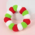 Christmas color pom-pom pet collar soft Elizabethan collar for cats and dogs, colorful variant. - 10
