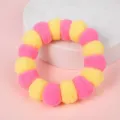 Soft Plush Pet Elizabethan Collar Pink Yellow Cat Dog Recovery Cone Pet Supplies - 11
