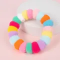 Colorful plush cat Elizabethan collar soft pet recovery cone cute anti-bite neck ring variant - 12