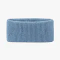 Blue knitted headband for sports running yoga and winter warmth, stylish elastic hair accessory. - Gray Blue
