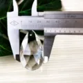 K9 glass crystal pendant teardrop shaped decoration hanging ornament measuring 28x48mm - 48x28mm