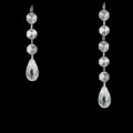 Acrylic crystal octagonal bead pendant string with small drop shape for home decor display. - Small Water Drop Pendant / 5 Octagonal Beads