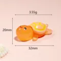 Hars schildpad figuur miniatuur ornament schattig DIY creatieve decoratie microlandschap - Oranje lichtgevende schildpad