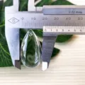 K9 glass crystal teardrop pendant transparent hanging charm DIY jewelry making craft supply 36mm - 36x20mm