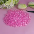 Pink Fake Crushed Ice Crystals Acrylic Stones for Fish Tank DIY Craft Home Decor - Pink