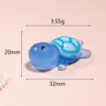 Lichtgevende Hars Schildpad Beeldje Schattige Micro Landschap Ornament Bureau Decor - Koningsblauwe lichtgevende schildpad