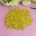 Yellow acrylic crushed ice stones, transparent fake crystal gems for fish tank and DIY decor. - Golden Yellow