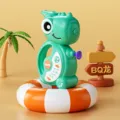 Cute dinosaur water gun for kids, perfect summer beach pool outdoor water fighting toy. - Green BQ Dinosaur / Green