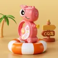Cute pink dinosaur water gun cartoon beach water toy for kids summer outdoor play variant - Red CQ Dinosaur / Red
