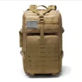 Große kapazität taktischer rucksack outdoor militär rucksack mit MOLLE gurtbanksystem. - Sandfarben