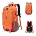 Oranger 40L Outdoor Wanderrucksack Multifunktionaler Sportrucksack für Damen und Herren - Standardversion (Mit Regenschutz) / Rot