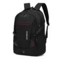 Schwarzer Business Laptop Rucksack mit grossem Fassungsvermögen und vielen praktischen Fächern. - S / 35L / Schwarz