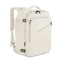 Beiger Reiserucksack, großer Business Laptop Schulrucksack mit wasserdichtem Design. - Gebrochenes Weiß