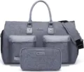 Herren Reisetasche große Kapazität wasserdichte Wochenendtasche mit Schuhfach grau - Grau