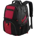 Grosse Kapazitaet Multifunktions Laptop Rucksack mit USB Ladeanschluss fuer Reisen Alltag. - Rot