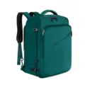 Dunkelgrüner Reise-Rucksack, wasserdichter Laptop-Rucksack mit großer Kapazität für Reisen. - Blaugrün